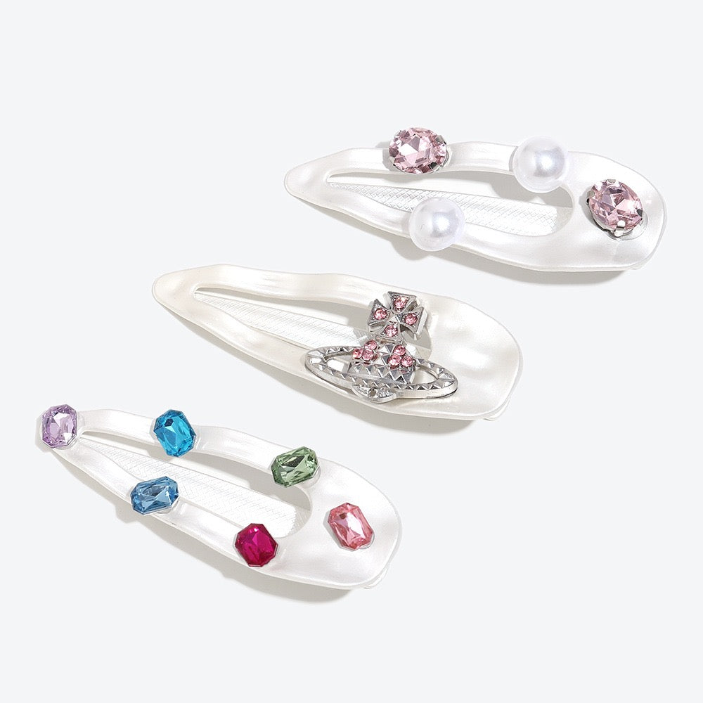 ✨ Planet Hairpin Asbos Three-Piece Set – Style Your Hair with Elegance & Attitude! ✨
