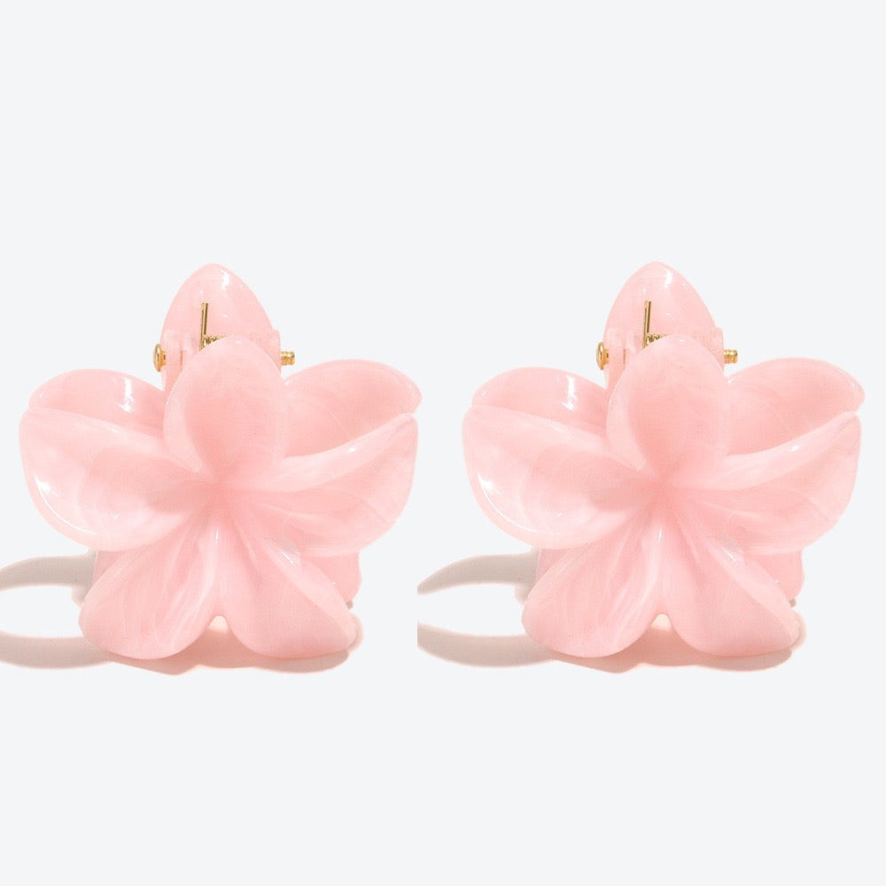 🌸 Floral Hair Clip &amp; 🦈 Shark Clip Set – Effortlessly Chic Hairstyles in Seconds! 🌸