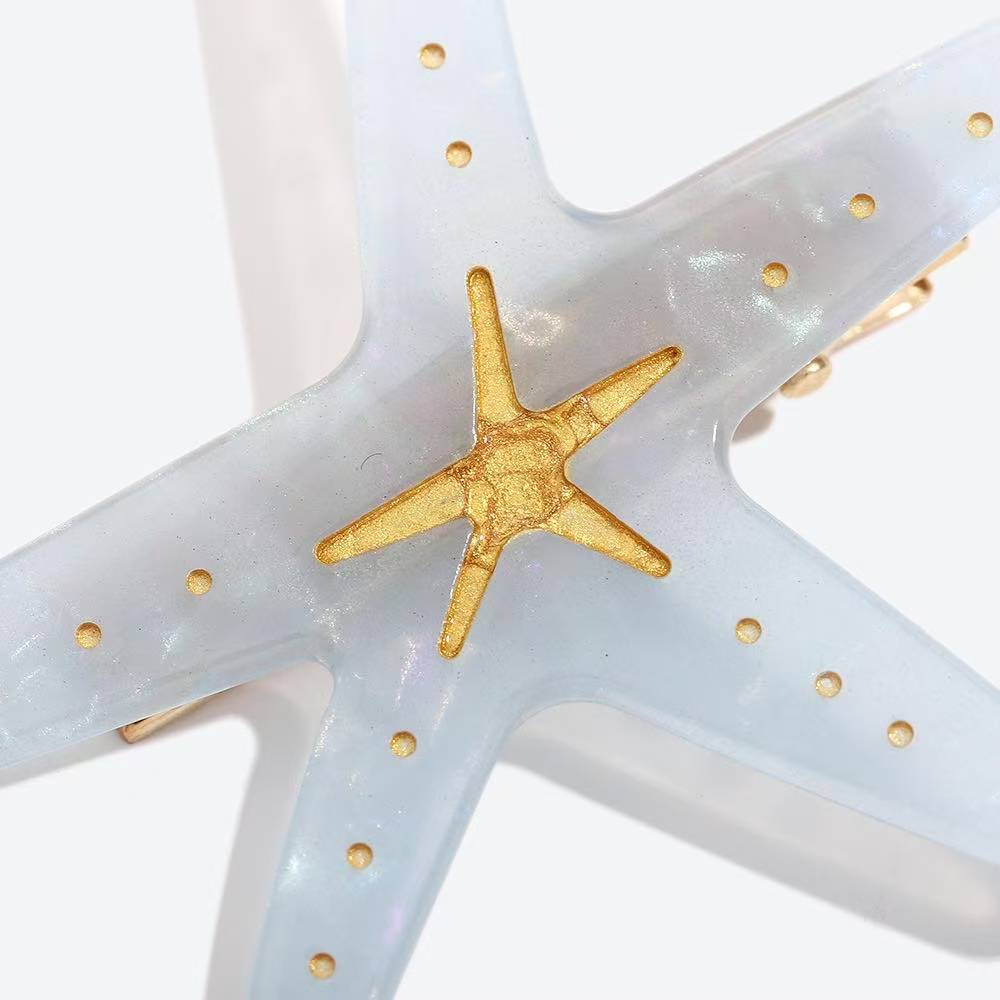 🌊 Starfish Bang Clip - Adorable &amp; Functional Hair Accessory! 🌊