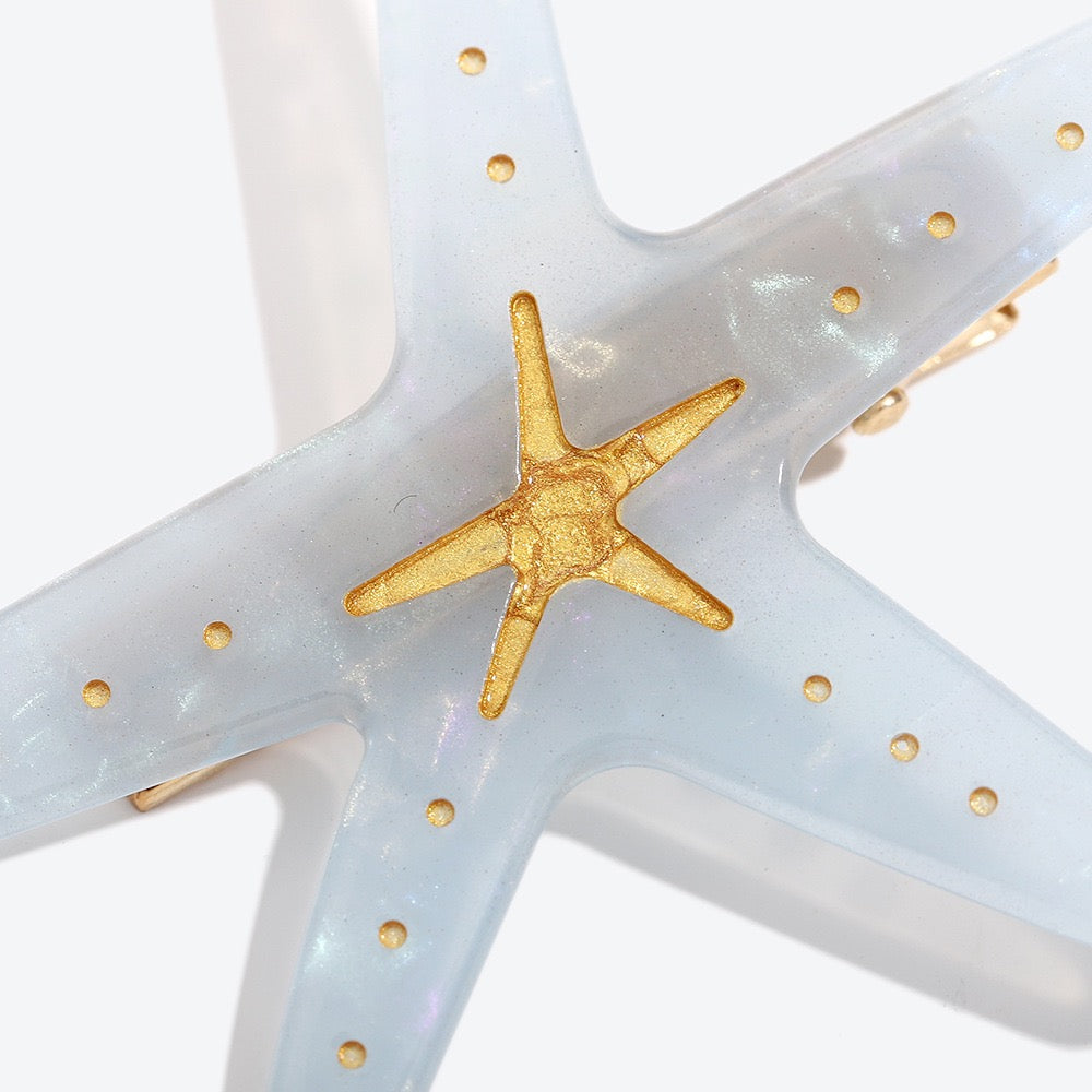 🌊 Starfish Bang Clip - Adorable &amp; Functional Hair Accessory! 🌊
