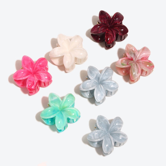 🌸 Floral Hair Clip &amp; 🦈 Shark Clip Set – Effortlessly Chic Hairstyles in Seconds! 🌸